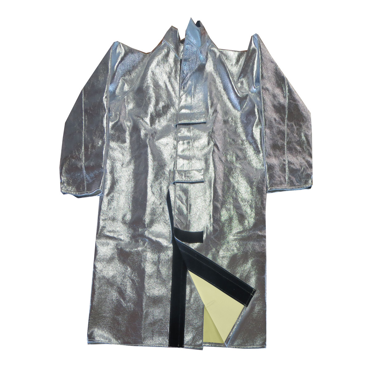 Chicago Protective Apparel Size 4X Silver Aluminized Para-Aramid Blend Heat Resistant Coat Chicago Protective Apparel Size 4X Silver Aluminized Para-Aramid Blend Heat Resistant Coat