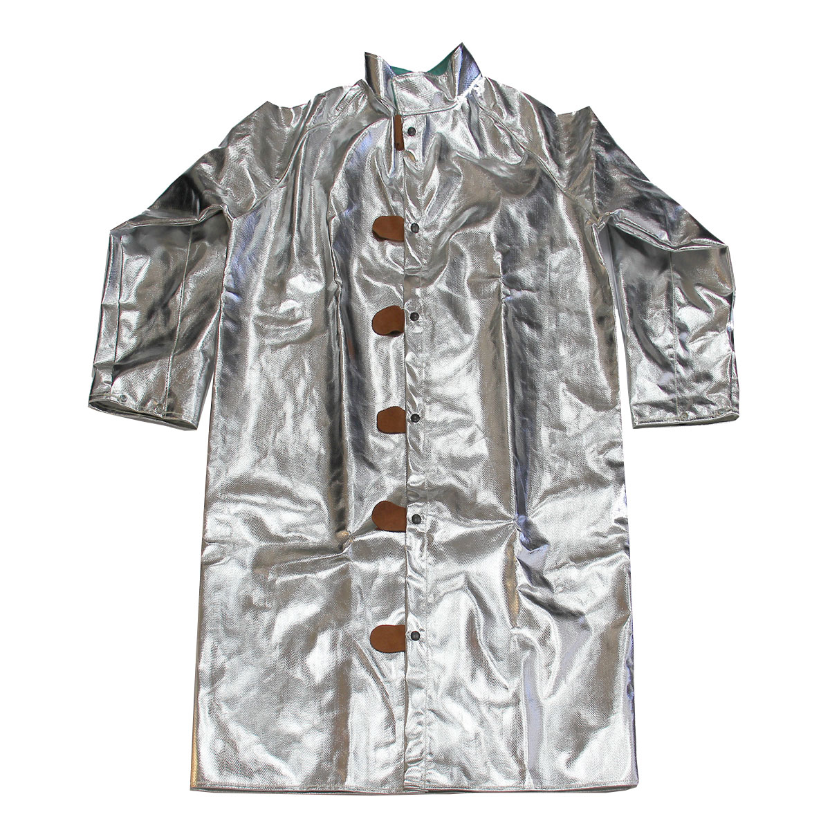 Chicago Protective Apparel Size 2X Silver Aluminized Rayon Heat Resistant Coat