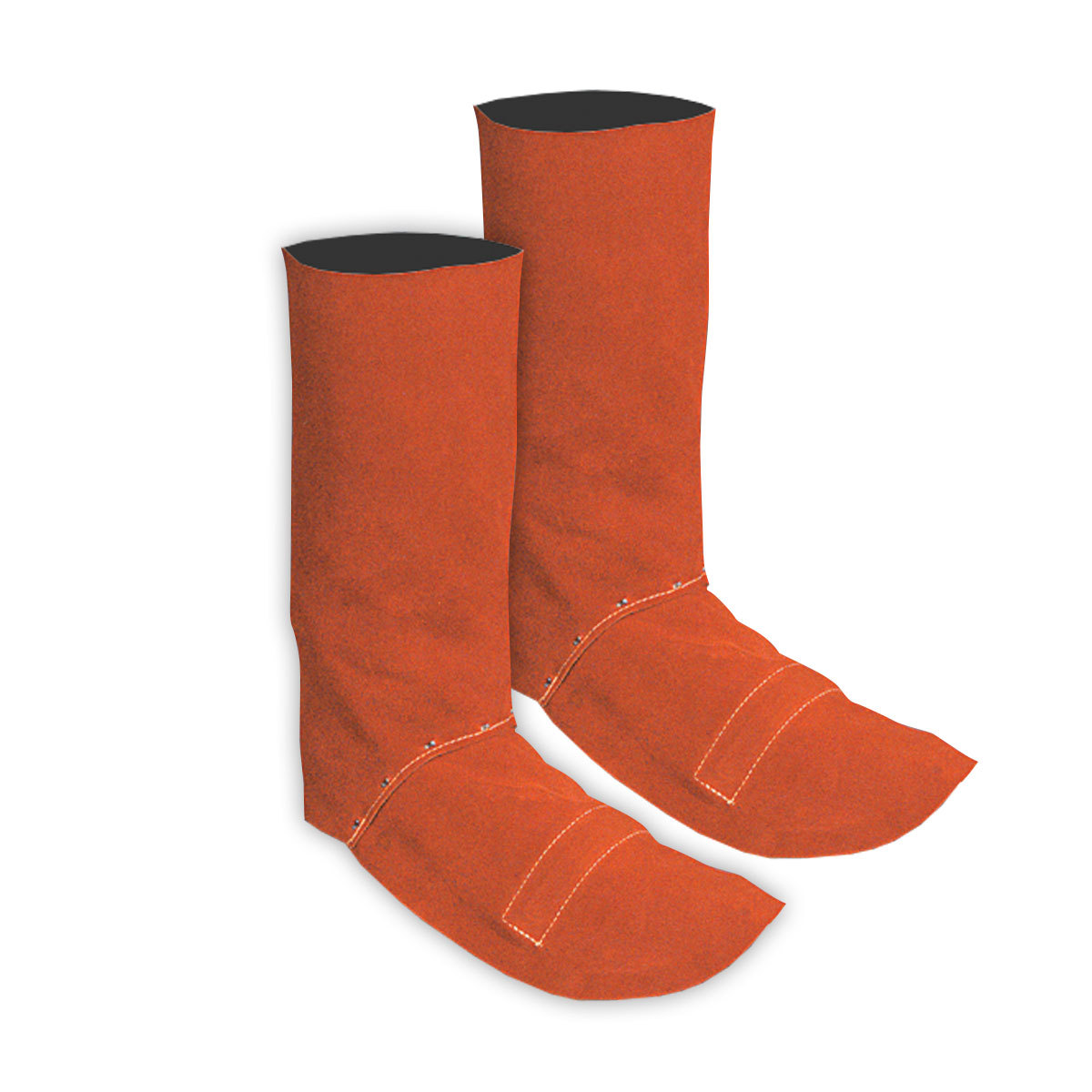 Chicago Protective Apparel 14 Rust Leather Leggings CB2401CL for sale online at autumn supply