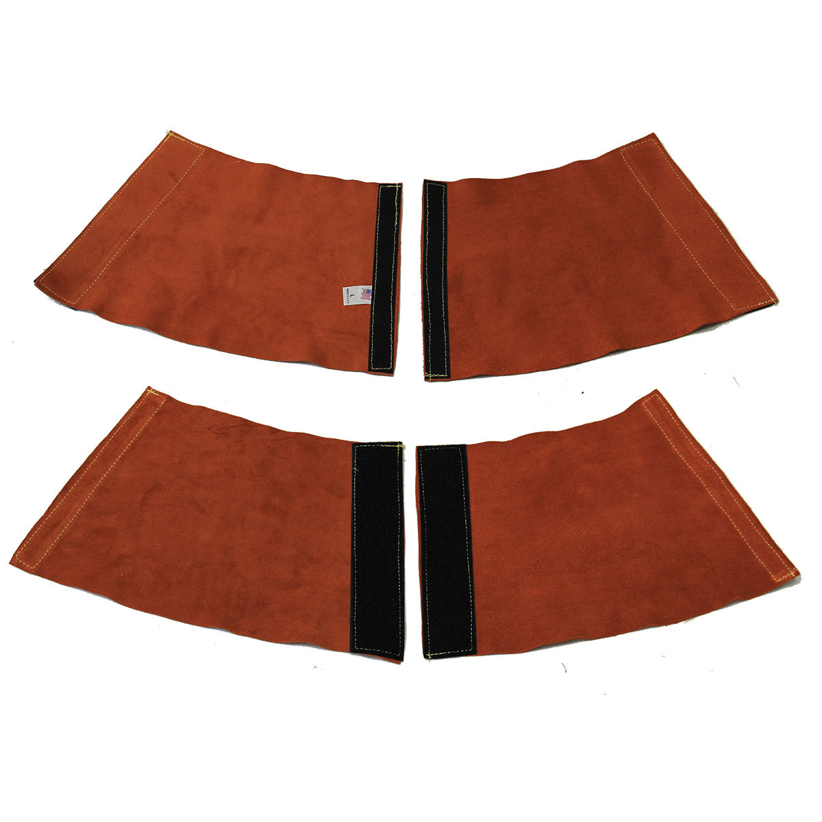 Chicago Protective Apparel Small Rust Split Leather Sleeves