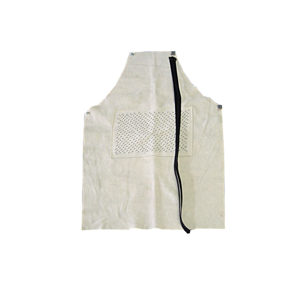 Chicago Protective Apparel Gray Split Leather Bib Apron