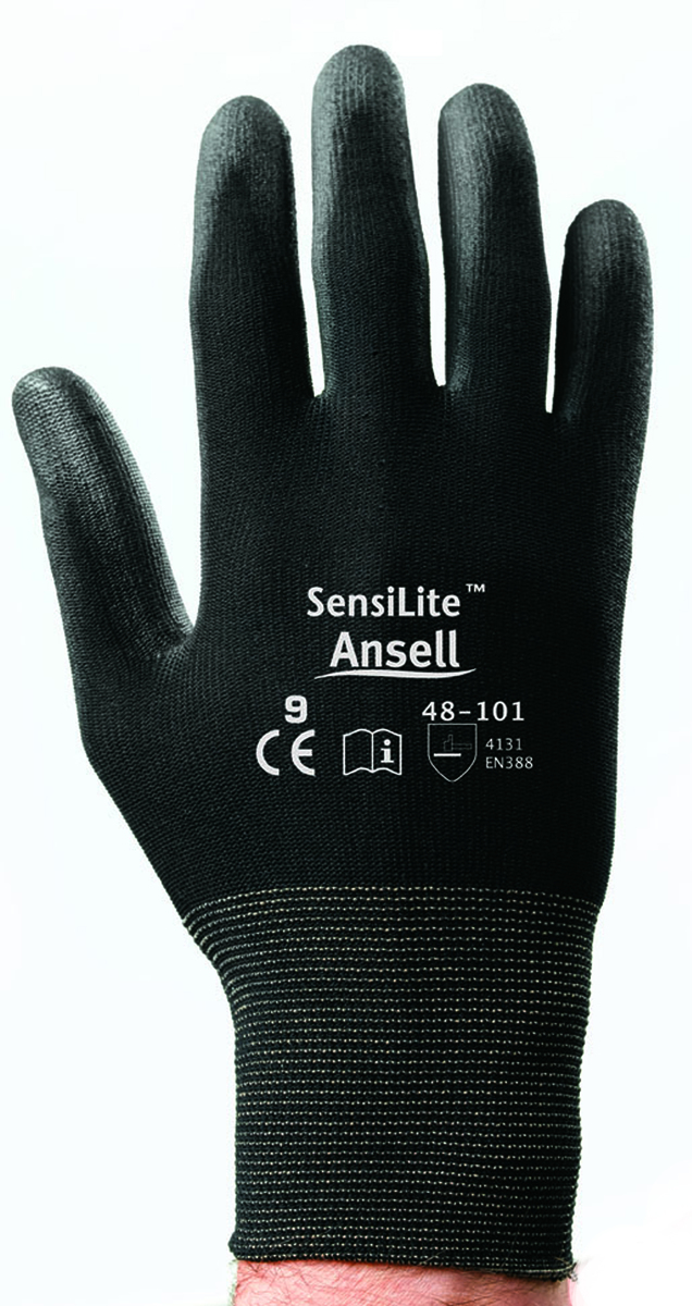 Ansell SensiLite Light Weight Polyurethane Work Glove ANE48-101-11 for sale online at autumn supply