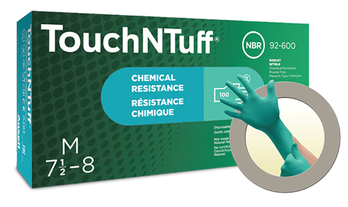 Ansell X-Large Blue TouchNTuff® 4.7 mil Nitrile Disposable Gloves (Availability restrictions apply.)