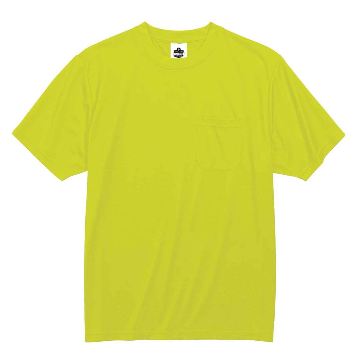Ergodyne Size 4X Lime GloWear® 8089 4.1 Ounce Polyester T-Shirt