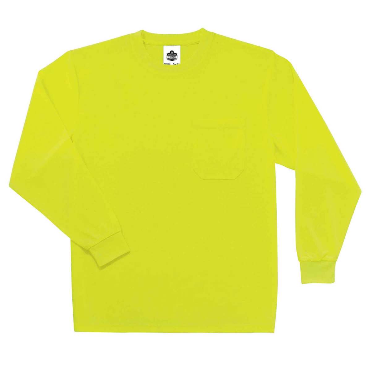 Ergodyne Size 4X Lime GloWear® 8091 4.1 Ounce Polyester T-Shirt