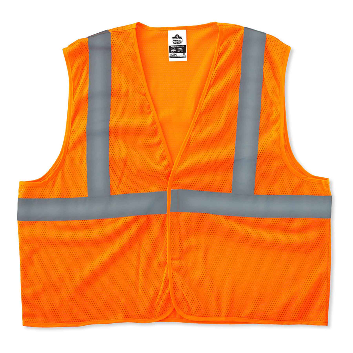 Ergodyne Small - Medium Orange GloWear® 8205HL Polyester Mesh Super Economy Vest