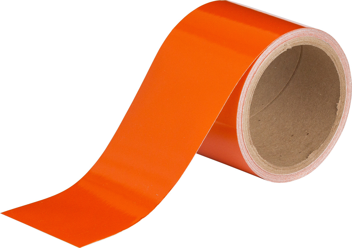 Brady 3 X 5 yd Orange Vinyl Reflective Tape BRD78990 for sale online at autumn supply