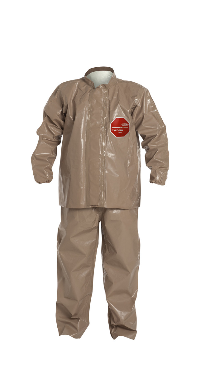 DuPont Size 3X Tan Tychem 5000 18 mil Polypropylene S DPPC3750TTN3X00 for sale online at autumn supply
