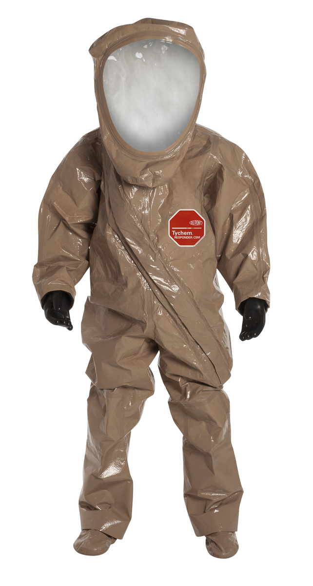 DuPont™ Size 4X Tan Tychem® Responder® CSM 18 mil Tychem® Responder® CSM Suit (Availability restrictions apply.)