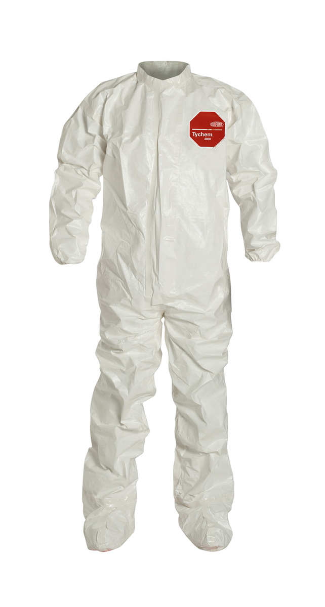 DuPont Size 5X White Tychem 4000 12 mil Saranex 23PTy DPPSL121TWH5X00 for sale online at autumn supply
