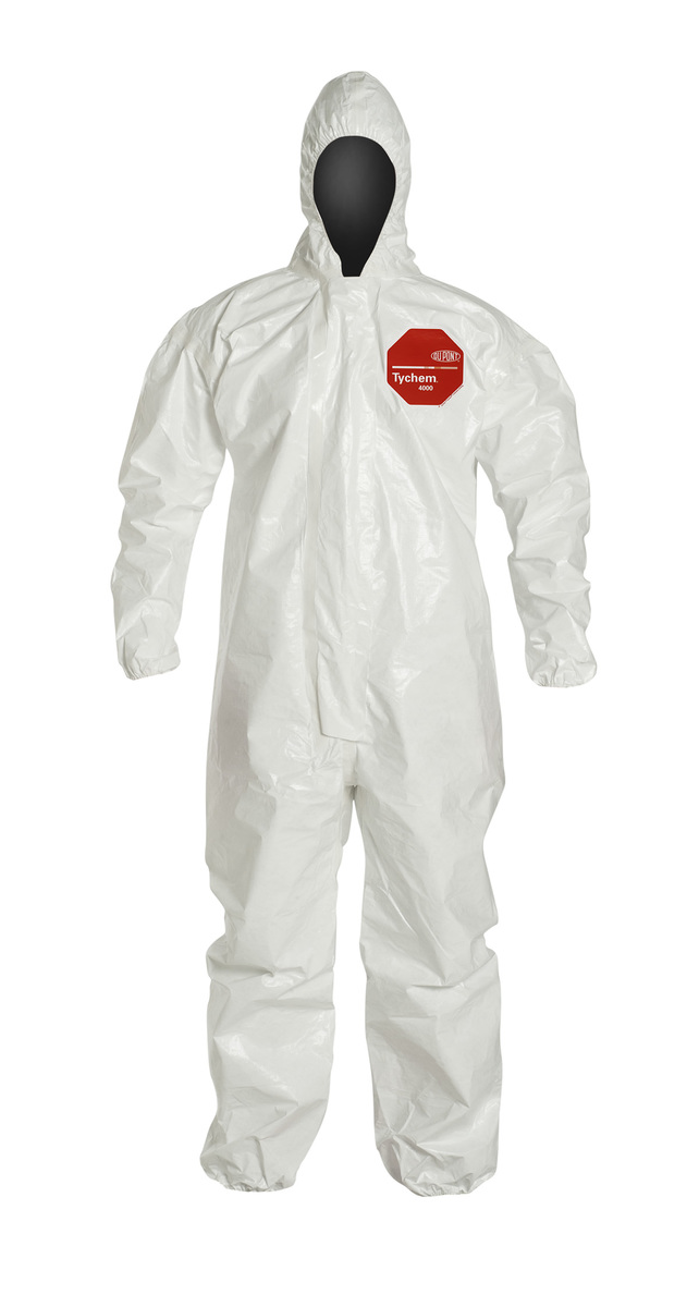 DuPont XLarge White Tychem 4000 12 mil Saranex 23PTyv DPPSL127TWHXL00 for sale online at autumn supply