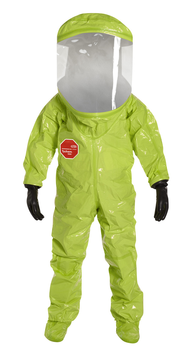 DuPont™ X-Large Hi-Viz Yellow Tychem® 10000 28 mil Tychem® 10000 Suit (Availability restrictions apply.)