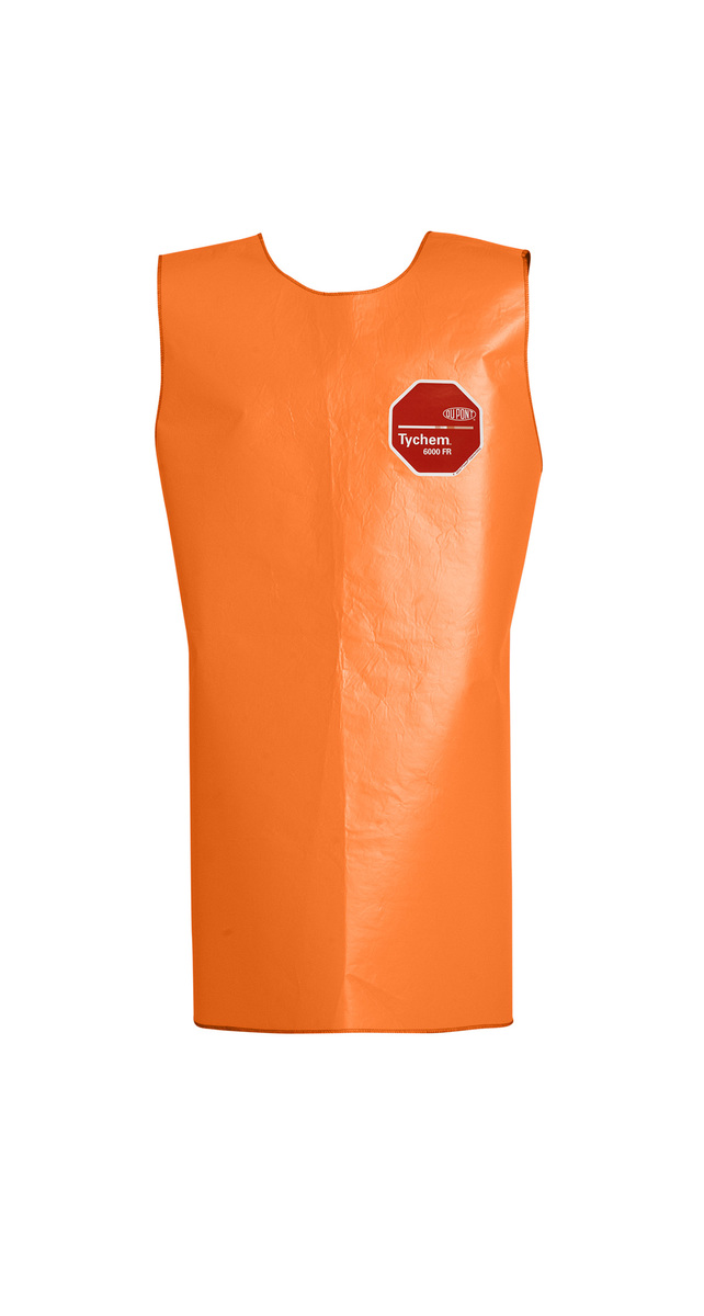 DuPont™ Size 2X Orange Tychem® 6000 FR 34 mil Tychem® 6000 FR Apron (Availability restrictions apply.) DuPont™ Size 2X Orange Tychem® 6000 FR 34 mil Tychem® 6000 FR Apron (Availability restrictions apply.)