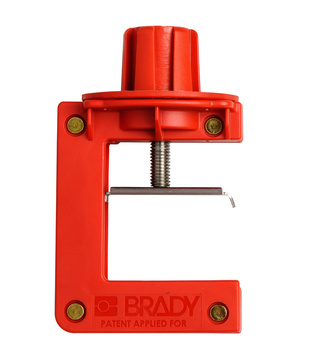 Brady Red Nylon Lockout Device BRD121504 for sale online at autumn supply