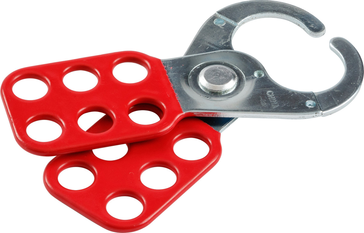 Brady® Red Steel Hasp