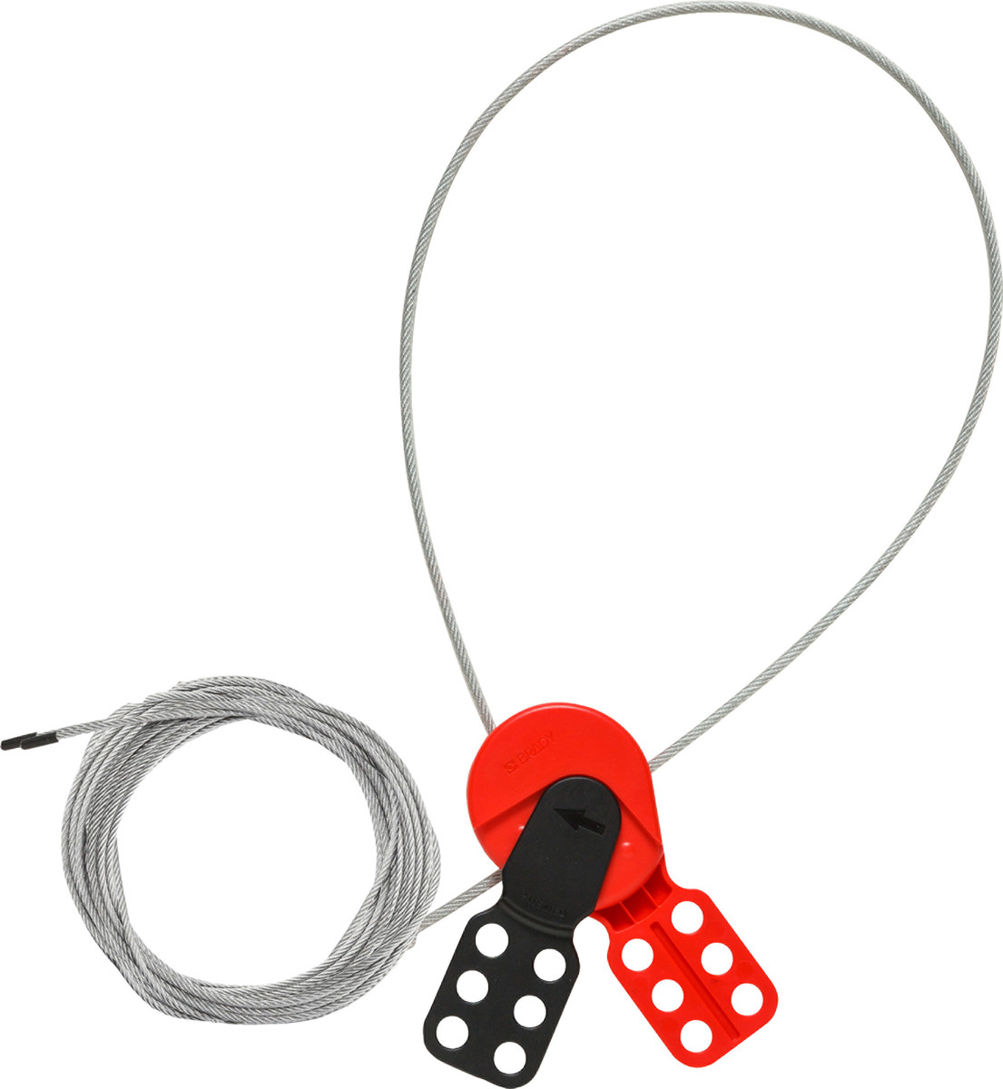 Brady® Black/Red Polycarbonate SAFELEX™ Lockout Device