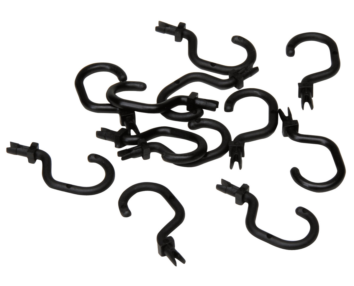 Brady® Black Plastic Hook (12 ea)