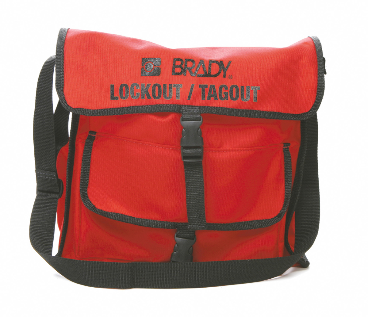 Brady® Black/Red Nylon Lockout Case