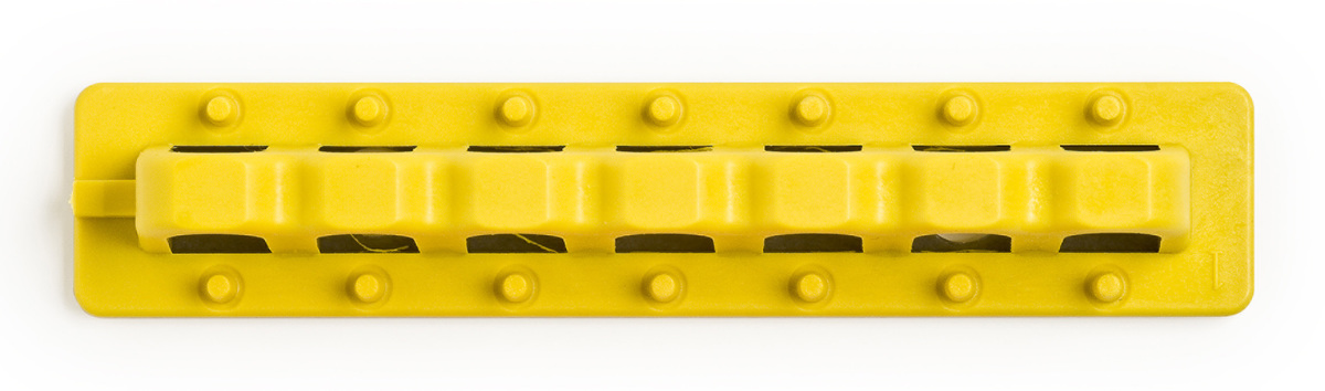 Brady Yellow Reinforced FiberglassNylon EZ Paneloc Lo BRD51256 for sale online at autumn supply