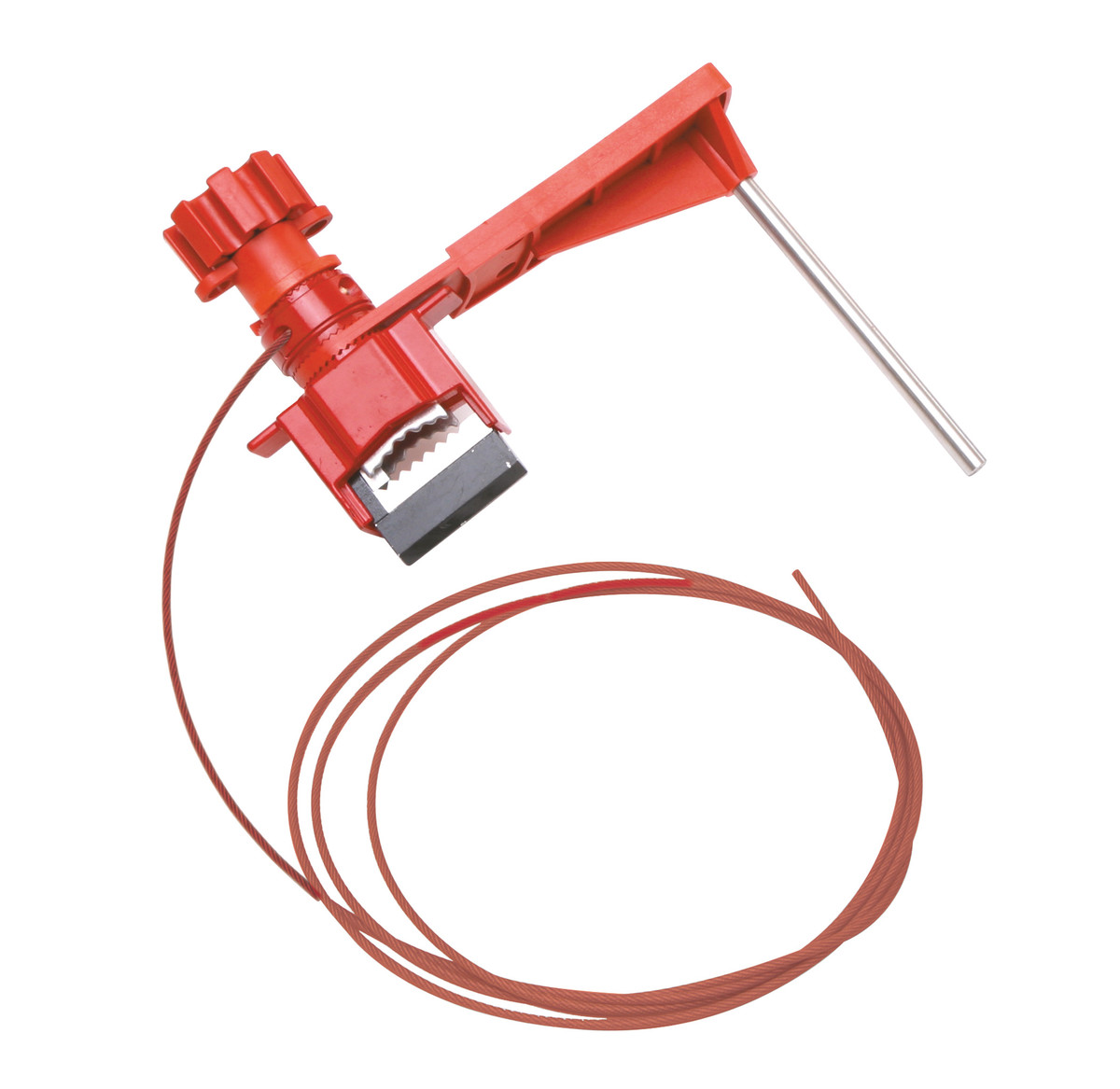 Brady® Red Reinforced Brass/Fiberglass/Nylon/Stainless Steel Lockout Device