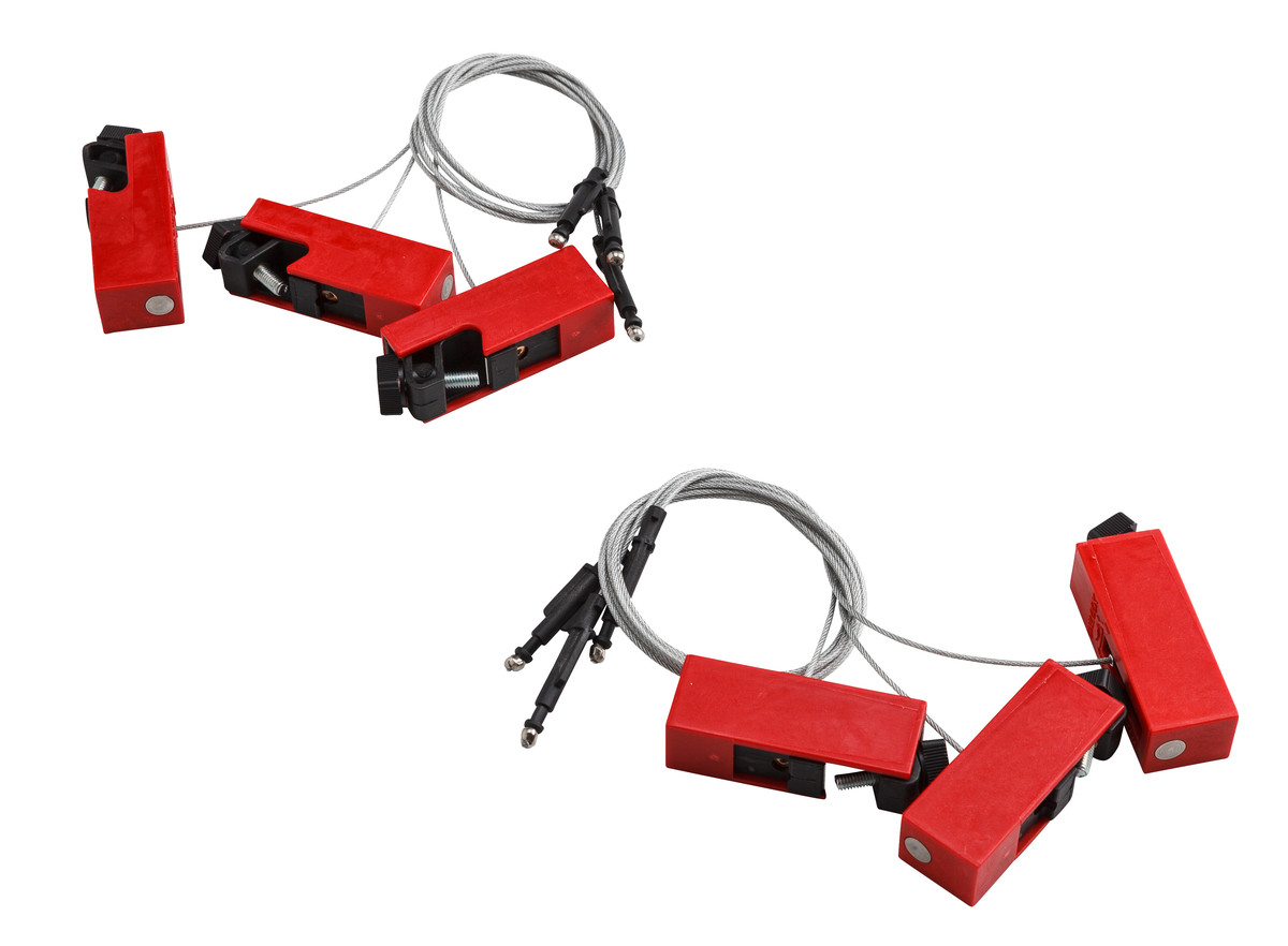 Brady® Red Reinforced Fiberglass/Polyurethane EZ Paneloc™ Lockout Device (6 ea)