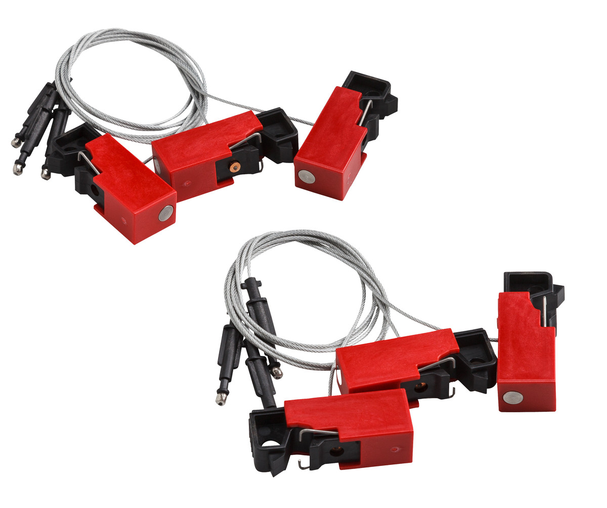 Brady® Red Reinforced Fiberglass/Polyurethane EZ Paneloc™ Lockout Device (6 ea)