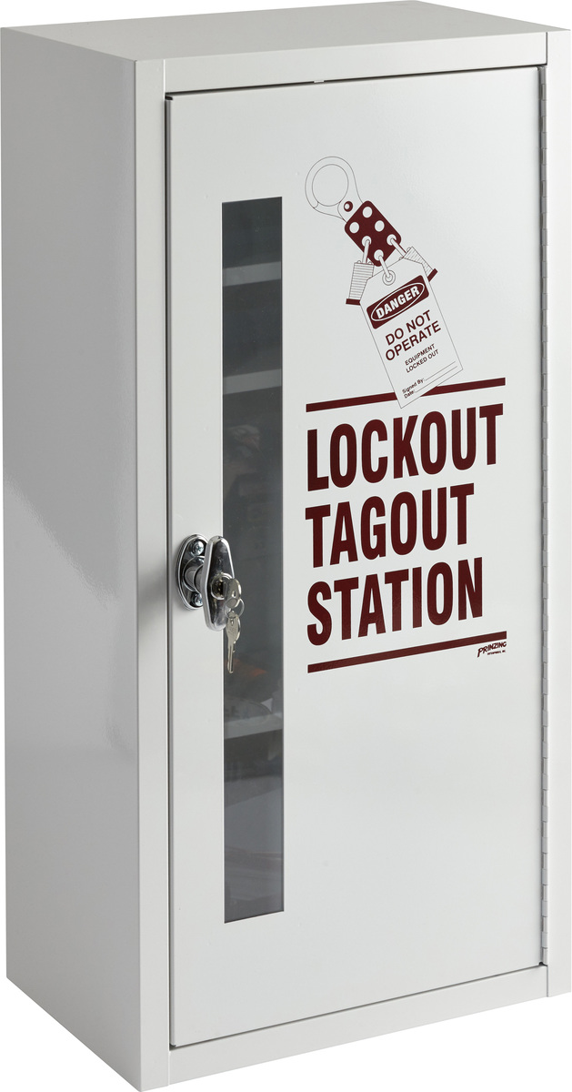 Brady® Black/Yellow Steel Prinzing® Lockout Station