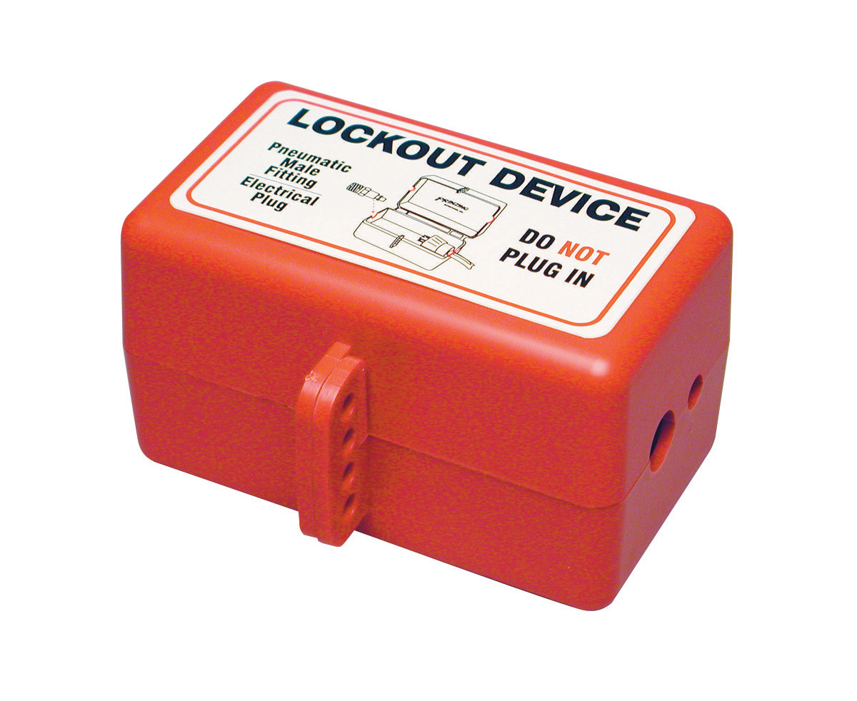 Brady Red Polystyrene Prinzing Lockout Device LOCKOUT BRD45847 for sale online at autumn supply