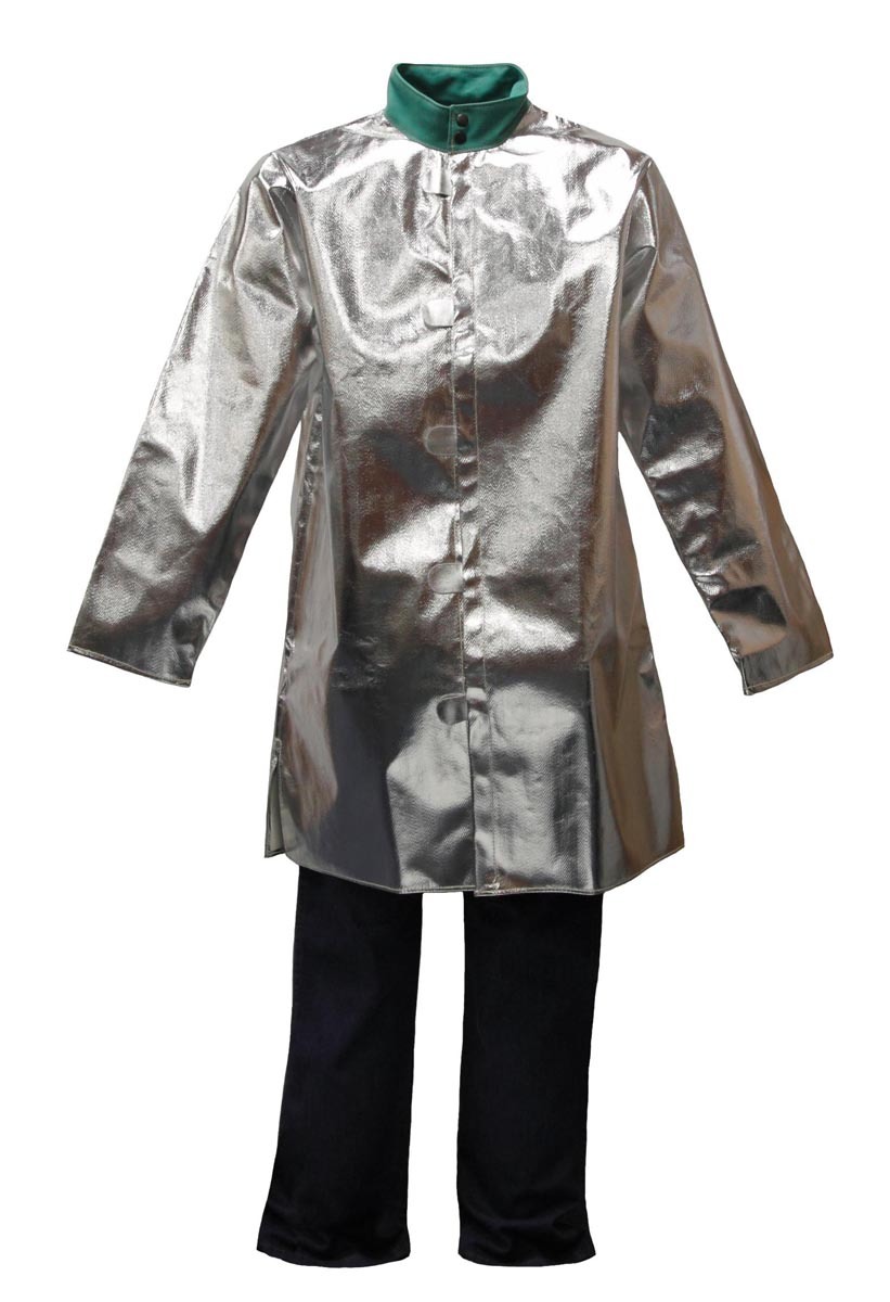 Stanco Safety Products™ 4X Silver Aluminized Kevlar® Heat Resistant Coat