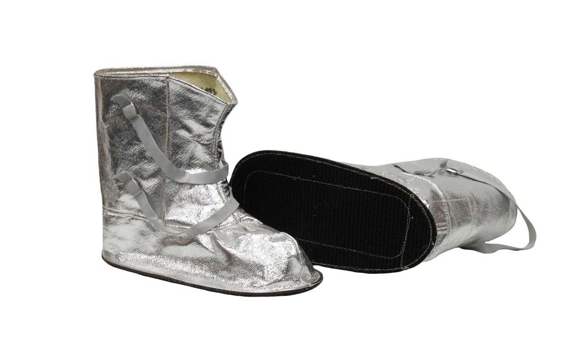 Stanco Safety Products™ One Size Fits Most Silver Aluminized PFR Rayon Heat Resistant Spats