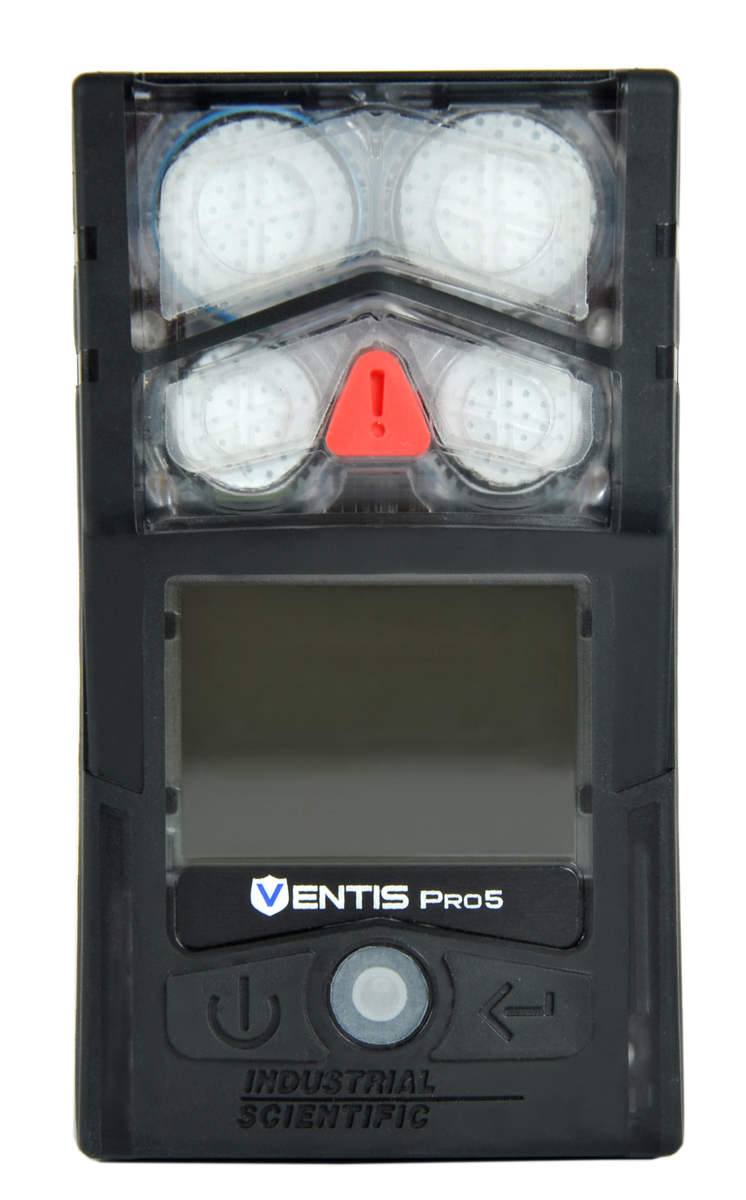 Industrial Scientific Ventis Pro5 Portable Carbon Monoxide, Hydrogen Sulfide, Nitrogen Dioxide, Oxygen, And Pentane Monitor With