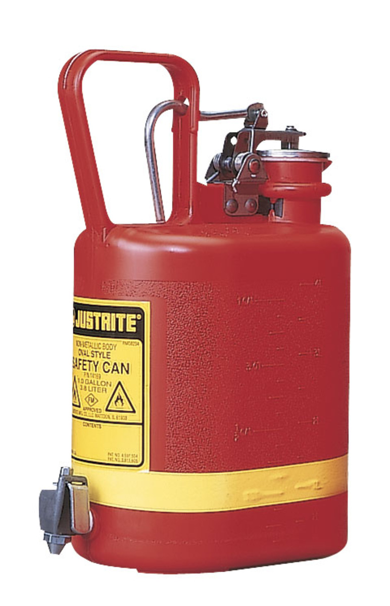 Justrite 1 Gallon Red Polyethylene Type NonMetallic JTR14169 for sale online at autumn supply