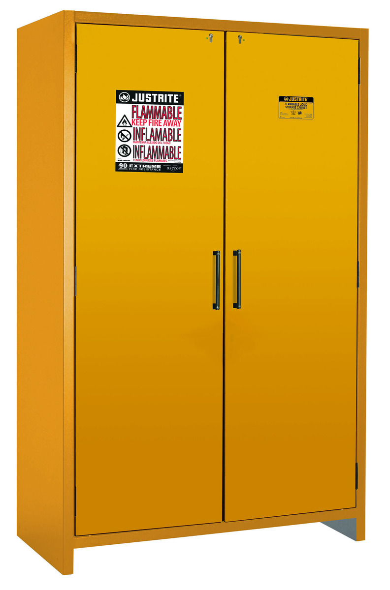 Justrite 45 Gallon Yellow Steel EN Fammable Safety Ca JTR22607 for sale online at autumn supply