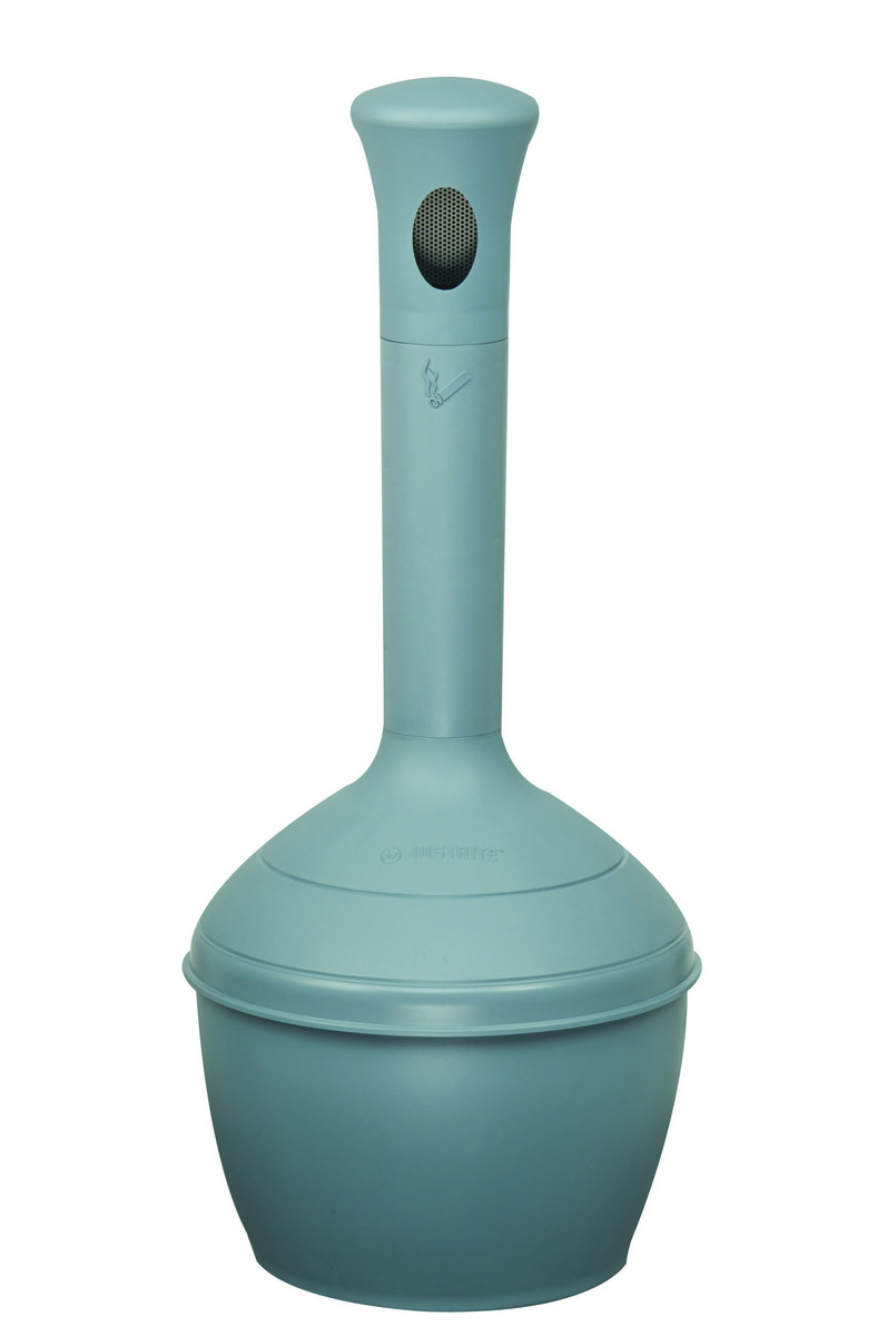 Justrite 4 Gallon Cool Gray Elite Smokers Cease Fire JTR268501 for sale online at autumn supply