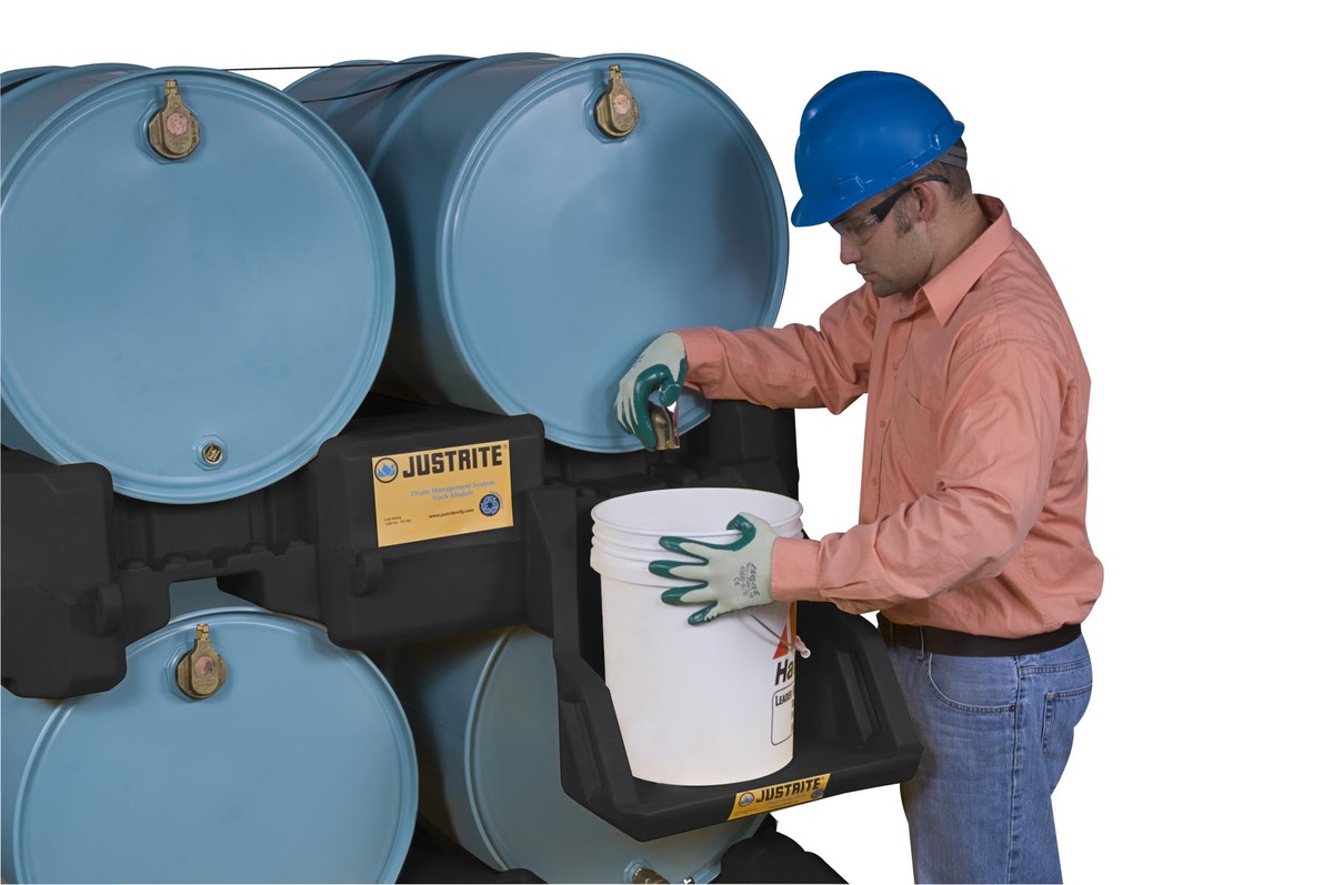 Justrite 49 X 12 X 46 Black Polyethylene Stack Module JTR28669 for sale online at autumn supply