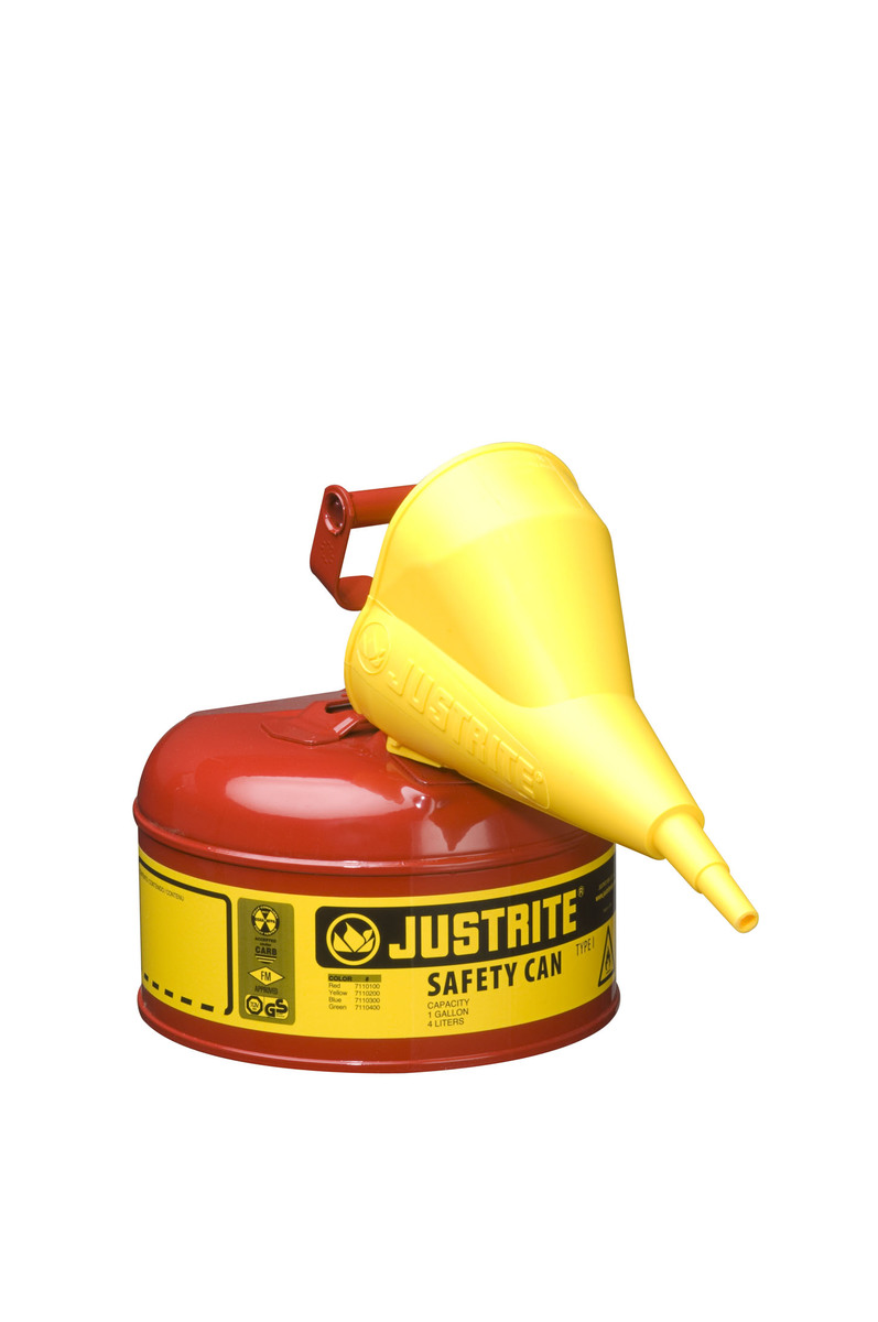 Justrite 1 Gallon Red Galvanized Steel Type Safety C JTR7110110 for sale online at autumn supply