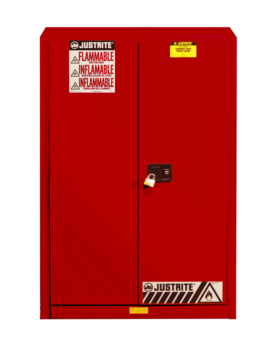 Justrite 45 Gallon Red SureGrip EX 18 Gauge Cold Roll JTR894521 for sale online at autumn supply