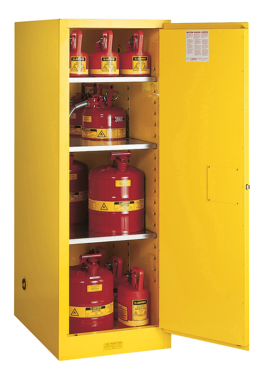 Justrite 55 Gallon Yellow SureGrip EX 18 Gauge Cold R JTR895400 for sale online at autumn supply