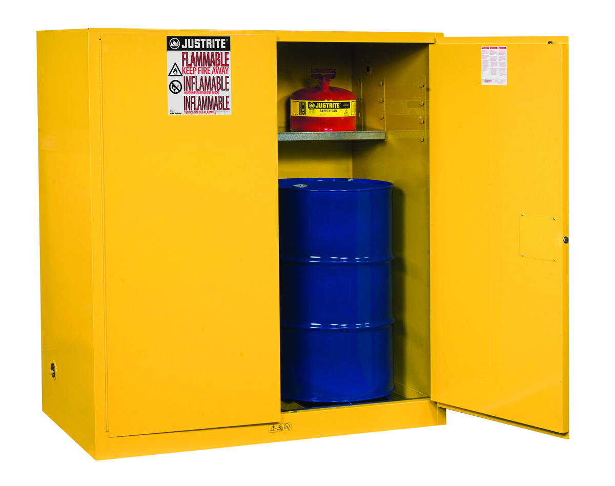 Justrite 110 Gallon Yellow SureGrip EX 18 Gauge Cold JTR899100 for sale online at autumn supply