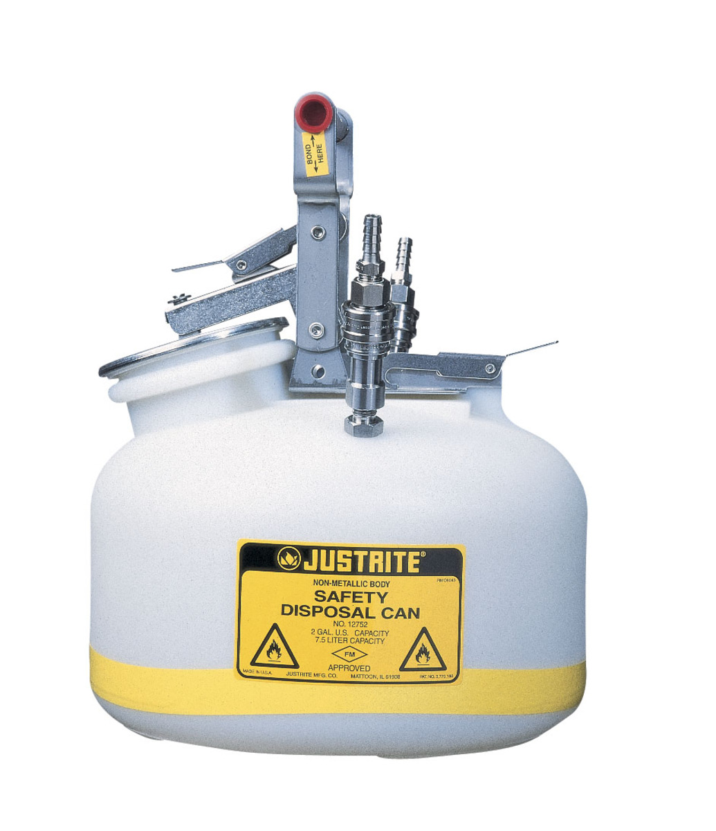 Justrite 2 Gallon Translucent White Centura Polyethyl JTRTF12752 for sale online at autumn supply