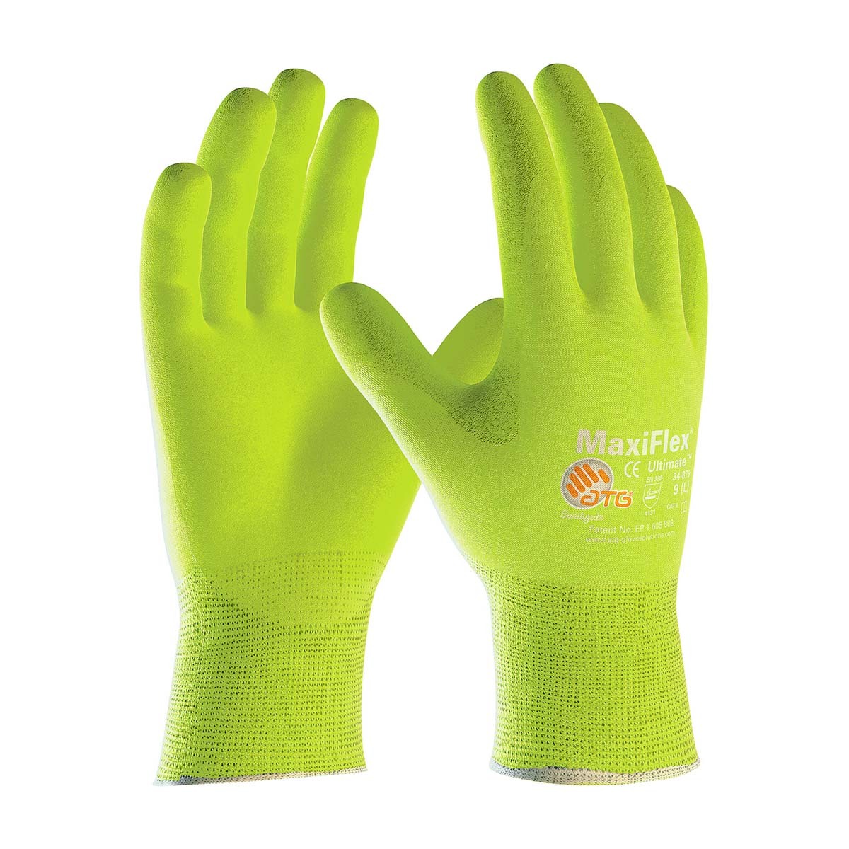 PIP® MaxiFlex® Ultimate by ATG® Nitrile Work Gloves With Nylon/Lycra Liner And Knit Wrist
