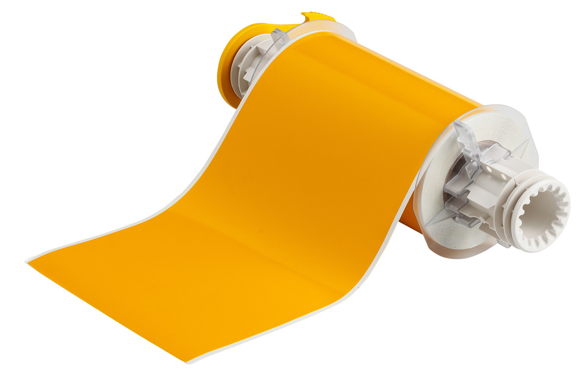 Brady 6 X 50 Yellow BBP85 Vinyl Label BRD13550 for sale online at autumn supply