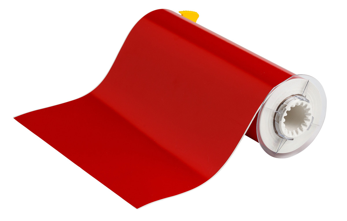 Brady 10 X 50 Red BBP85 Vinyl Label BRD13610 for sale online at autumn supply