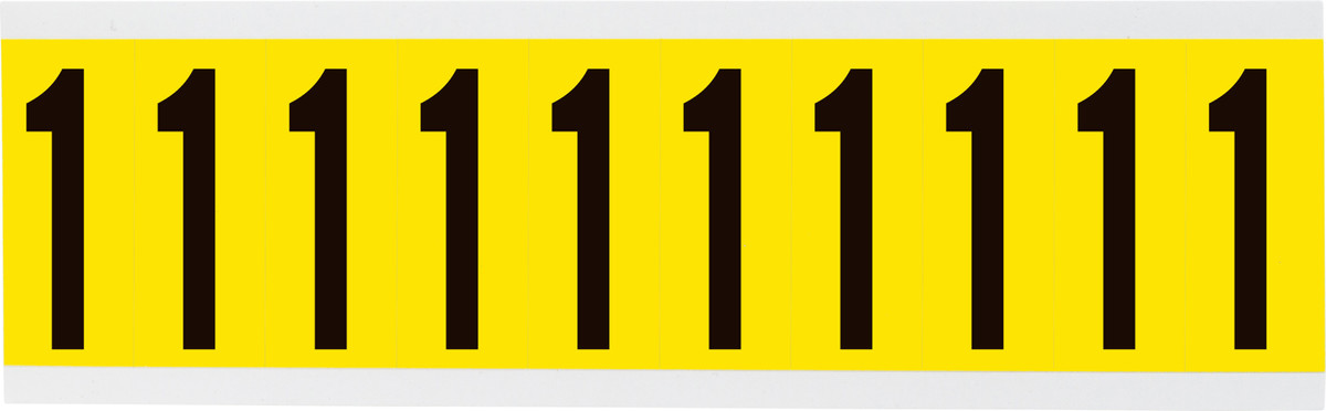 Brady 2 14 X 78 BlackYellow Coated VinylFabric Label BRD3440-1 for sale online at autumn supply