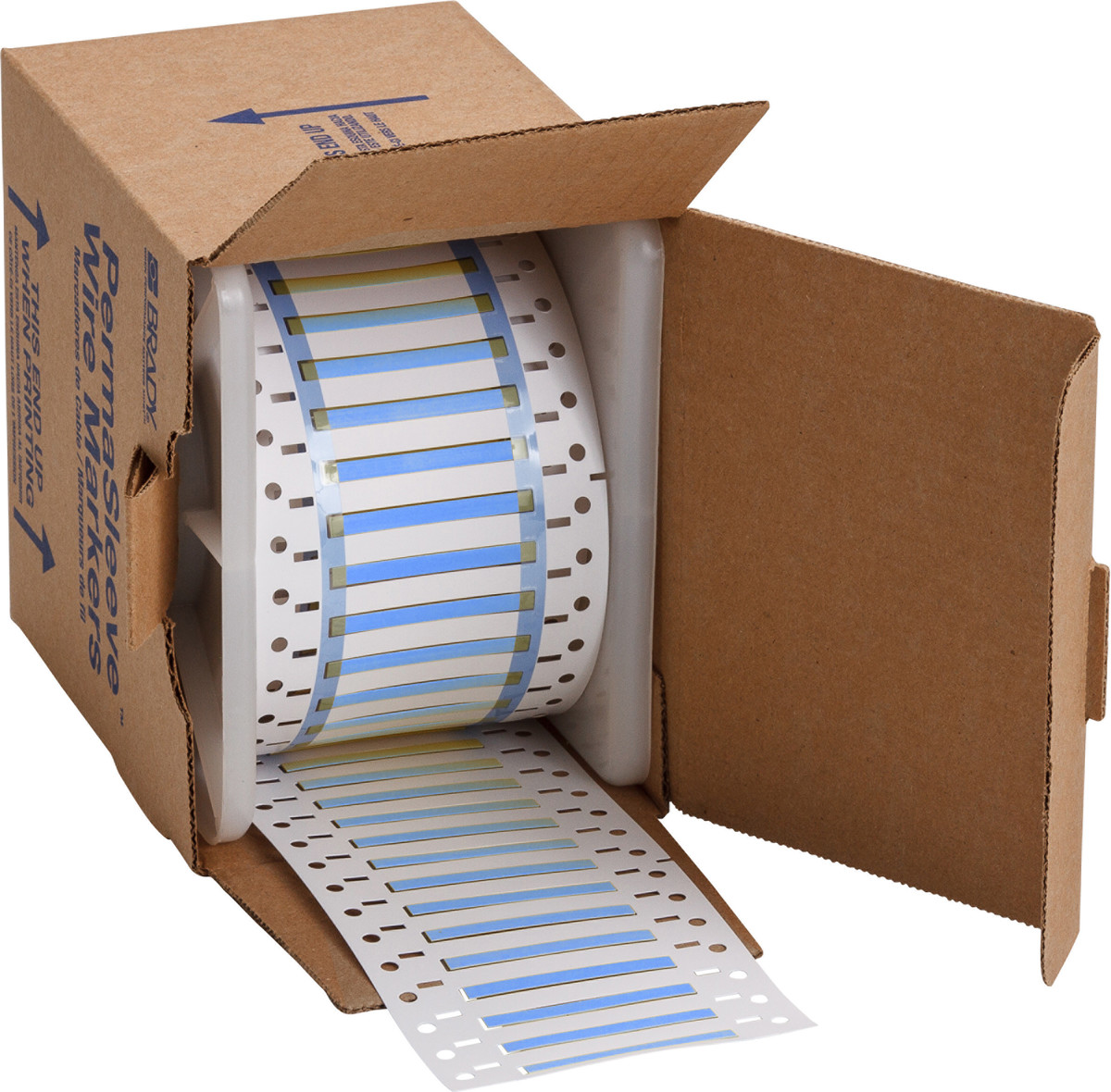 Brady 0.094 X 2 Blue PermaSleeve Polyolefin Heat Shri BRD17224 for sale online at autumn supply