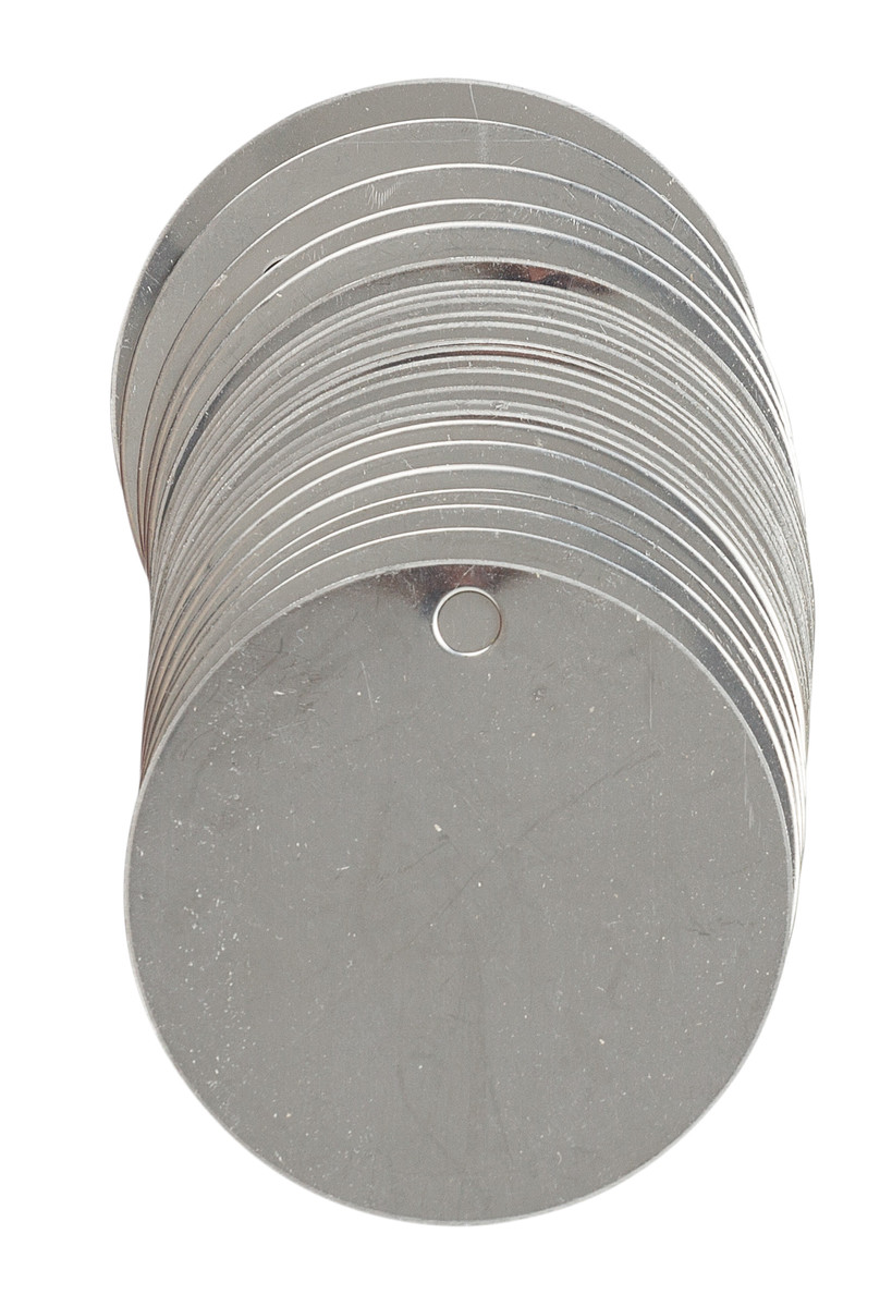 Brady 2 Silver Stainless Steel Valve Tag BRD44402 for sale online at autumn supply