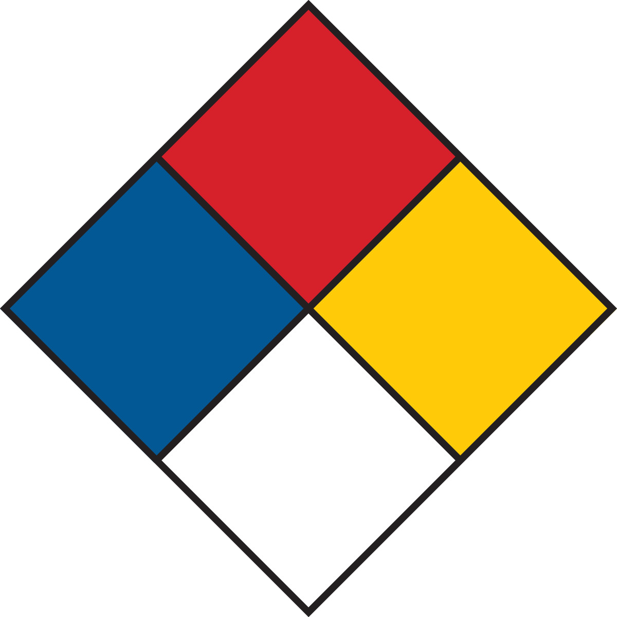 Brady 2 X 2 BlackBlueRedYellowWhite Paper Label BRD53061 for sale online at autumn supply