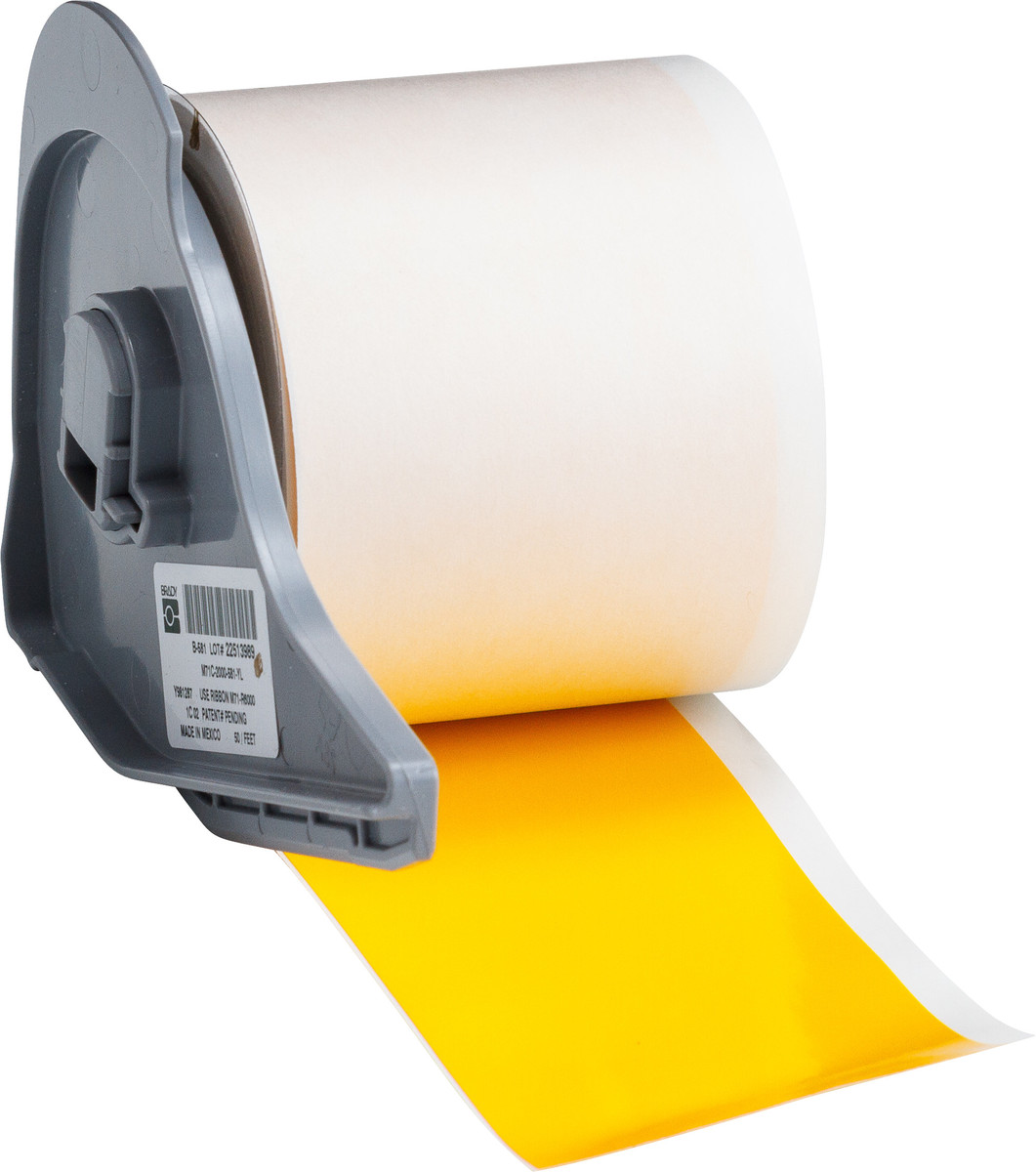 Brady 2 X 50 Yellow BMP71 Vinyl Label BRD71C2000581YL for sale online at autumn supply