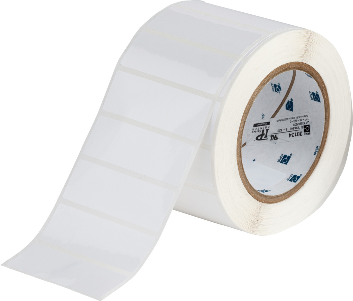 Brady 1 X 3 White WorkHorse BradyBondz Polyester Label BRD30134 for sale online at autumn supply