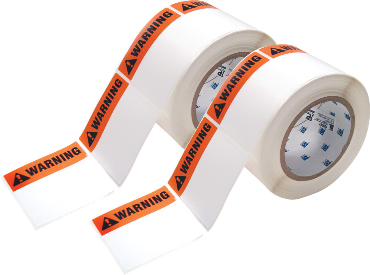 Brady 3 X 3 BlackOrangeWhite ToughBond Polyester Label BRD105027 for sale online at autumn supply